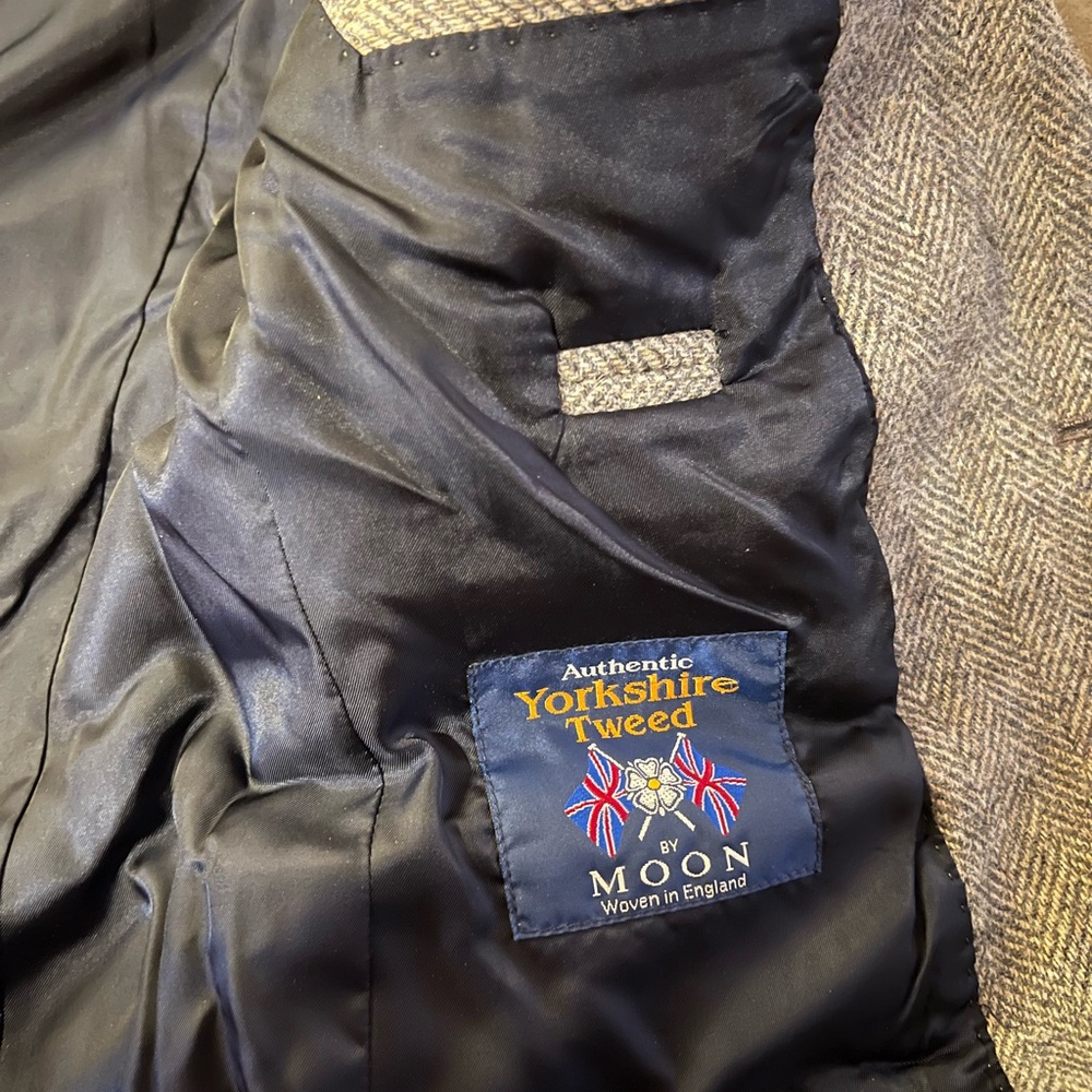 J. Crew Ludlow Authentic Yorkshire Tweed by Moon woven in Euro.